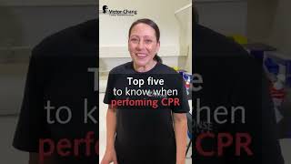 Top 5 to remember when performing CPR #shorts