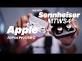 Sennheiser MOMENTUM True Wireless 4 Noise-Canceling Earbuds vs AirPods Pro 2 USB C