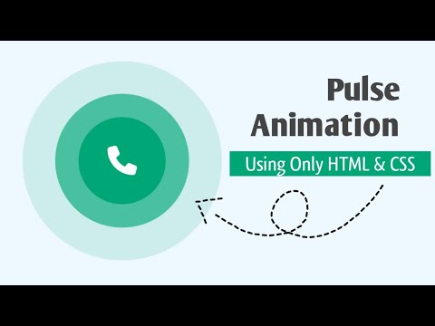 How To Create Pulse Animation Using Only Html & CSS | CSS Hindi ...