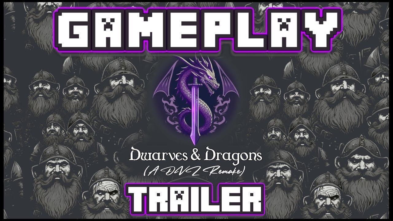 Dwarves And Dragons Gameplay Trailer (Minecraft) - YouTube