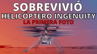 DRONE HELICÓPTERO INGENUITY TOMA PRIMERA FOTO Rover Perseverance recorre marte EL PRIMER VUELO