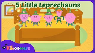 Five Little Leprechauns - The Kiboomers Preschool Songs & Nursery Rhymes for St. Patrick's Day