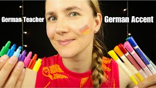 ASMR German Tutor with Thick Accent Teaches You German 🇩🇪