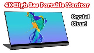 Portable 15.6" 4K Monitor - Crystal Clear Resolution!