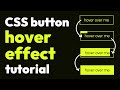 CSS Button Hover Effects Tutorial - Style 3