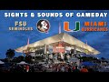 Epic Gameday Atmosphere: Miami Hurricanes vs. FSU Seminoles Tailgate & Game