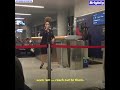 flight attendant gives inspiring speech at jfk airport after kobe bryant s death l gma digital