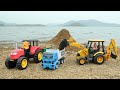 JCB Fully Loading River Sand Mahindra YUVO Tractor | King Truck | CS kids Toy