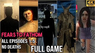 Fears to Fathom FULL GAME Walkthrough - All Episodes (1-5) (Vol 1) (NO DEATHS) 4K60fps