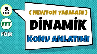 Newton'un Hareket Yasaları (Dinamik) - Konu Anlatımı | 9.Sınıf ve TYT Fizik