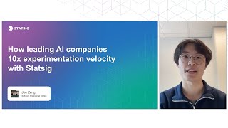 How leading AI companies 10x experimentation velocity with Statsig | ODFP224