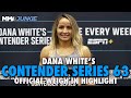 Dana White's Contender Series 63 Official Weigh-In Highlights: Perfect Session in Las Vegas