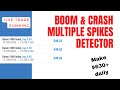 How to catch Boom And Crash Spikes easily// 99.999% accurate spikes detector.