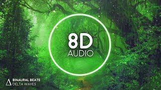 Dreaming Rain ☔ Sleep Music [8D Audio] Deep Relaxing ASMR Rain - Binaural Beats