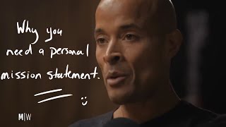 David Goggins: Why you need a mission statement