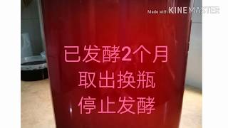 葡萄酒 ，20块钱葡萄酿制3大瓶葡萄酒来，可以用一年了