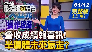 【錢線百分百】20230112完整版(上集)《錢線獨家!台積電.大立光 法說解讀.操作?營收好嚇人.股價好驚人? 跌深股能追嗎?》│非凡財經新聞│