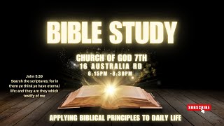 Bible Study ( February  4, 2024)