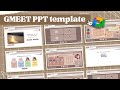 Cute Google Meet-Inspired PowerPoint Template // sunshine cloud