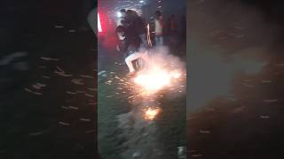 Diwali Crackers dangerous Prank🤣 #diwalicrackers #dangerous #prank #liveaccdient