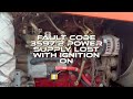 Fault Code 3597:2 Power Supply Lost With Ignition On | JLG Engine