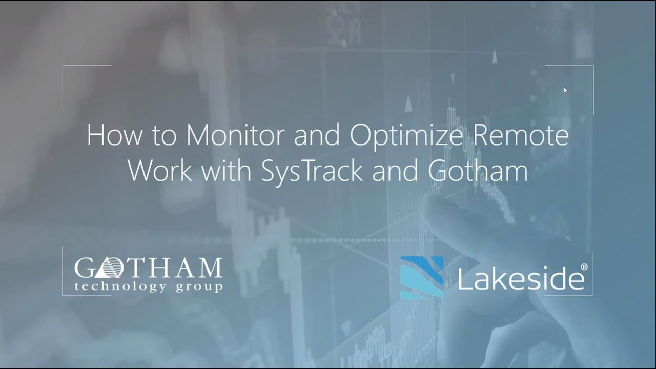 How To Monitor And Optimize Remote Work With Systrack Youtube