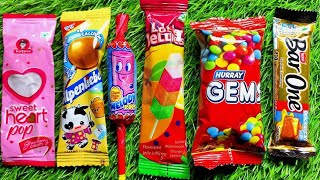 Satisfying video Asmr lollipops candy and chocolate jelly gummy candy cutting asmr compilation video