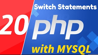 20 - PHP with MYSQL tutorials - beginner series - Switch statement