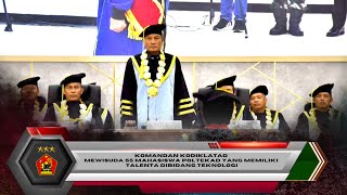 Komandan Kodiklatad Mewisuda 55 Mahasiswa Poltekad yang memiliki Talenta dibidang Teknologi