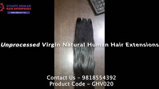 Unprocessed Virgin Natural Human Hair Extensions | Unprocessed Remy Human Hair Extensions