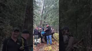 Idaho county deputies rescue injured bow hunter in Glade Creek area