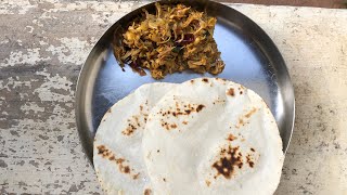 Jack fruit palya with Akki Otti ll Easy jack fruit stir fry recipe || Traditional kodava recipe