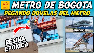 🚄 METRO DE BOGOTÁ ¿COMO SE PEGAN LAS VIGAS U DEL METRO? 🤔 ESTACION 1 🚉 Y VIADUCTO KENNEDY 🥳