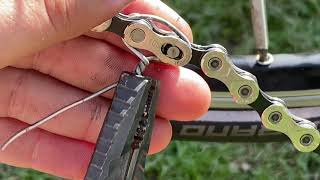 Kettenschloss der Fahrradkette öffnen in 30 Sekunden - The chain lock opens in 30 seconds