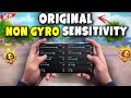 Non Gyro No Recoil sensitivity ✅❌ | Best NON GYRO SENSITIVITY SETTINGS BGMI / PUBG 🔥|| copy & used ✅