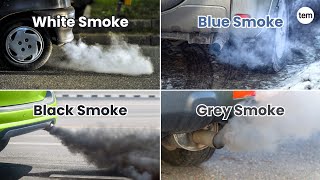 Types of Car Smoke & What it is trying to tell you?, Car Exhaust Smoke | The Engineer's Mess
