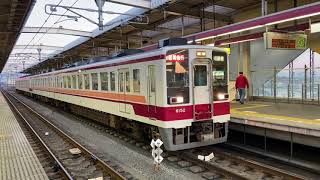 東武6050型6152F+6176F 区間急行 南栗橋行き 栃木駅発車