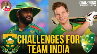 Challenges for Team India | SA and AUS Team Review | ICC Champions Trophy 2025 | Live with Jani🔴