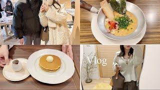 vlog | 新卒社会人の2日間休日vlog🧃,下北沢ランチ,御殿場アウトレット,羽田空港,猫🐈