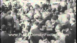 Svetlana Stalina daughter of Josef Josef Stalin Defects to United States 1967 newsreel footage