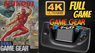 The G.G. Shinobi | GAME GEAR | 4K60ᶠᵖˢ UHD🔴| Longplay Walkthrough Playthrough Full Movie Game