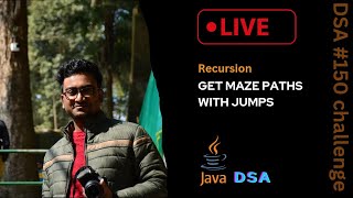 Get Maze Path With Jumps | #recursion using java