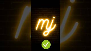 Create a Glowing Neon Text Effect in Photoshop #tutorial #shorts