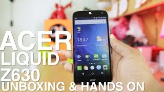 Acer Liquid Z630 Unboxing and Hands on