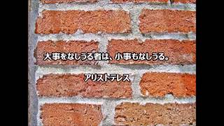 大橋直久（マナーコンサルタント）・・・仕事のやる気がアップする名言集～アリストテレス～