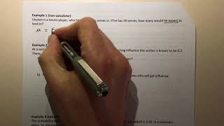 Graph, Mean, Variance and Standard Deviation of Binomial Distributions (14B)
