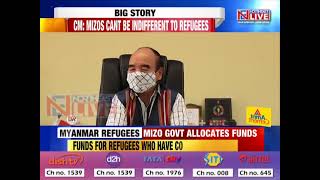 Mizoram Govt to provide relief for Myanmarese refugees