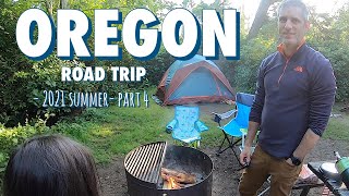 OREGON ROAD TRIP Part 4 - Camping in Beautiful Oregon Coast - のんきにキャンプしてたらハプニング発生‼︎ (#162)