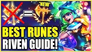 *BEST* RIVEN RUNES AGAINST ALL CHAMPIONS! (+60 Champions) - League of Legends