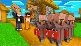 KITA BALAS DENDAM DAN USIR WARGA VILLAGER DARI DESA DI MINECRAFT!!